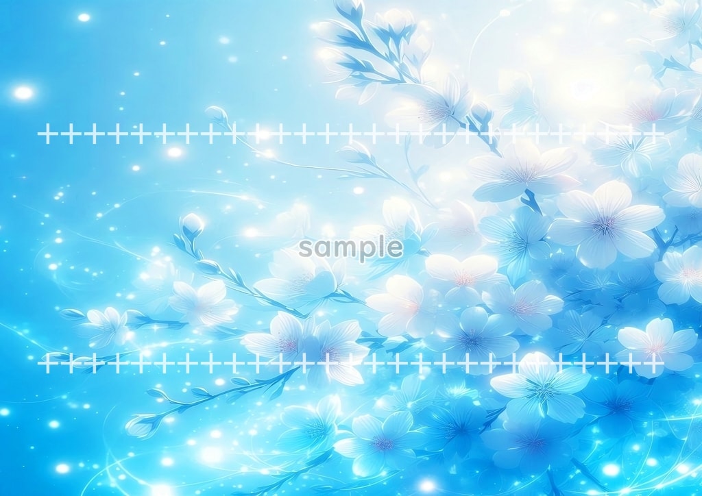 Light sakura blue Original picture image material copyright free 70P Light_sakura_blue_29