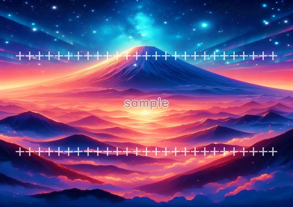 후지산 06 원본 그림 디지털 아트 저작권 무료 이미지 소재 40P Mount_Fuji_06_109