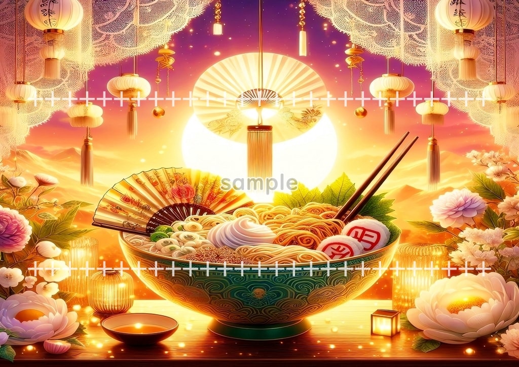 라멘 예술 01 원본 그림 디지털 아트 저작권 무료 이미지 소재 42P Ramen_art_01_01