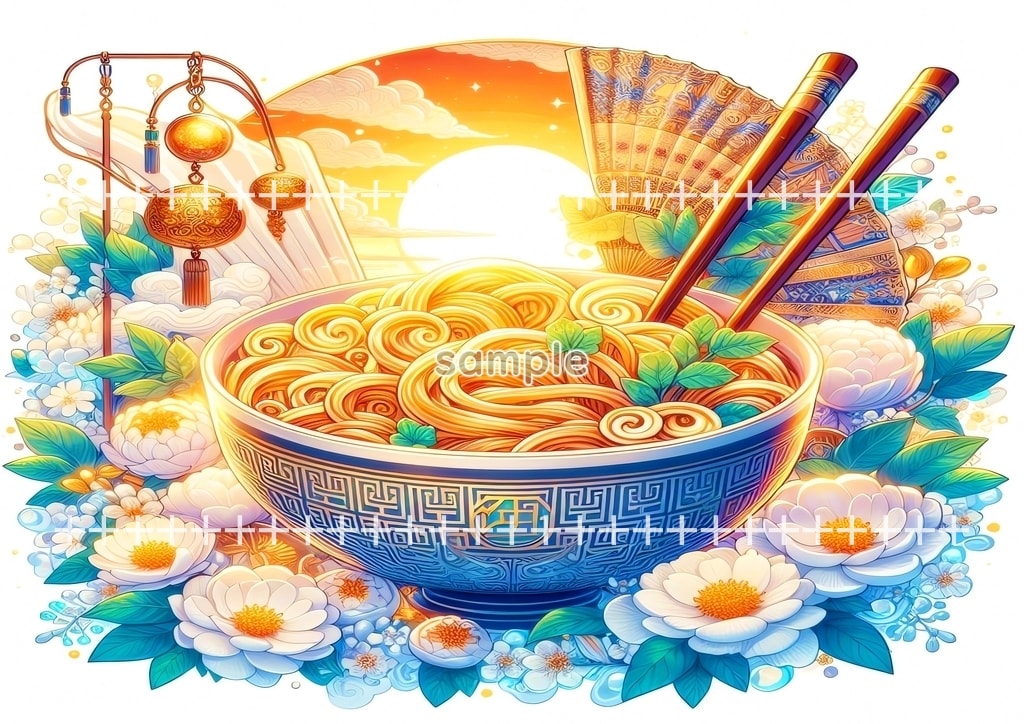 라멘 예술 02 원본 그림 디지털 아트 저작권 무료 이미지 소재 40P Ramen_art_02_25