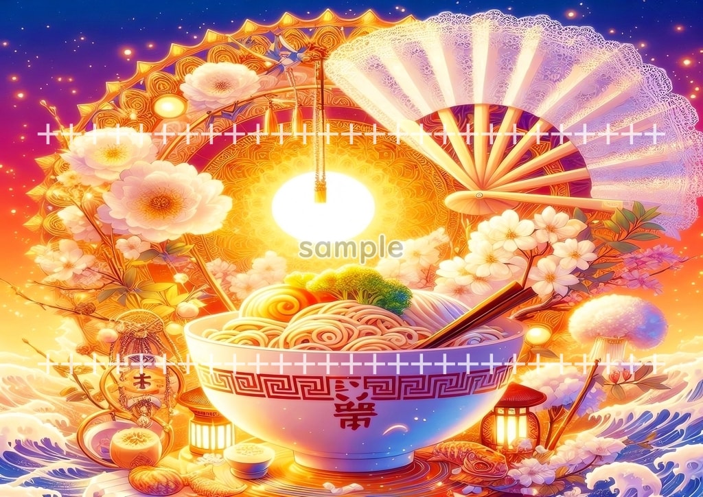 라멘 예술 02 원본 그림 디지털 아트 저작권 무료 이미지 소재 40P Ramen_art_02_35