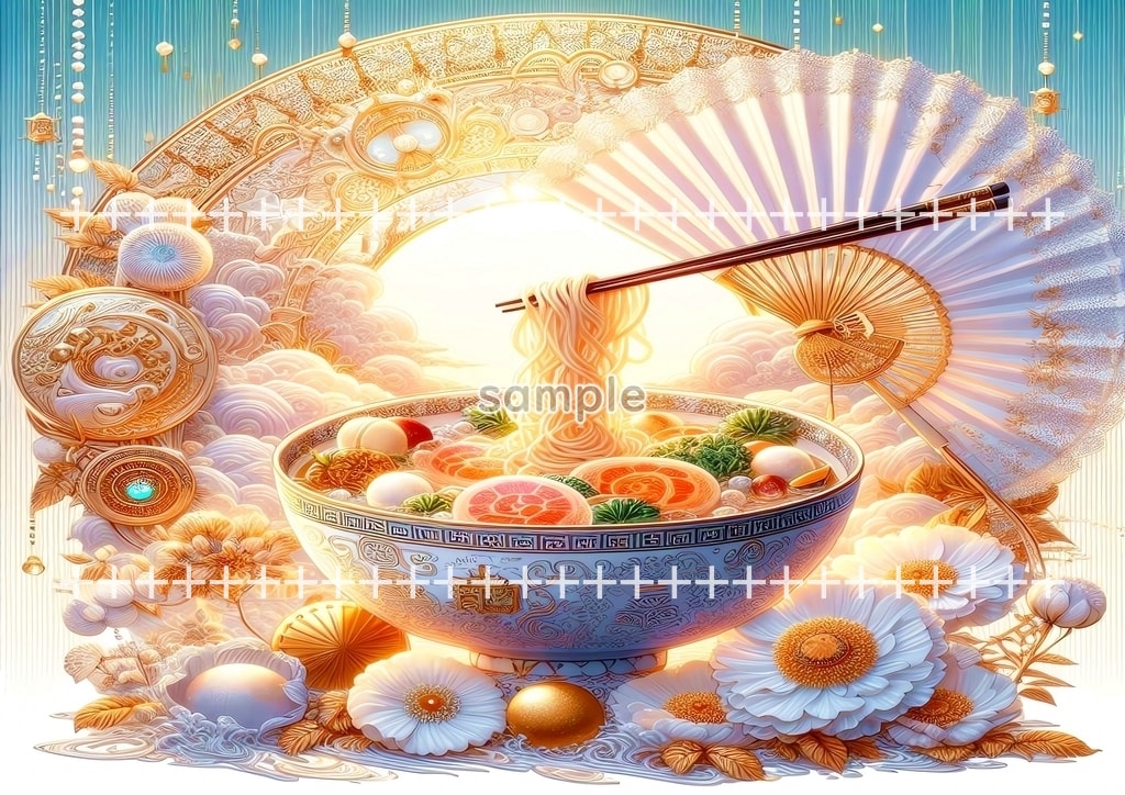 라멘 예술 03 원본 그림 디지털 아트 저작권 무료 이미지 소재 40P Ramen_art_03_46