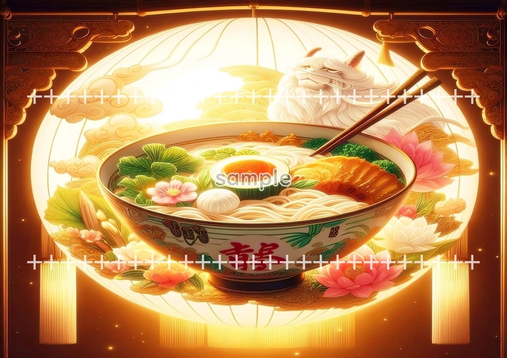 라멘 예술 03 원본 그림 디지털 아트 저작권 무료 이미지 소재 40P Ramen_art_03_54