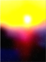 夕日空オーロラ 46