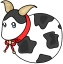 Clip art クリップアート Animal 動物 Cow 牛 21