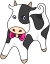 Clip art クリップアート Animal 動物 Cow 牛 31