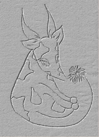 Clip art クリップアート Animal 動物 Cow 牛 86