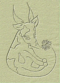 Clip art クリップアート Animal 動物 Cow 牛 89