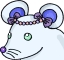 Clip art クリップアート Animal 動物 Mouse ねずみ 125