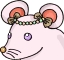 Clip art クリップアート Animal 動物 Mouse ねずみ 127