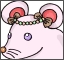 Clip art クリップアート Animal 動物 Mouse ねずみ 131