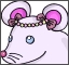 Clip art クリップアート Animal 動物 Mouse ねずみ 132