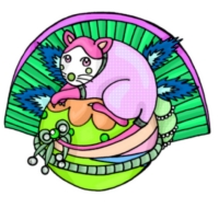 Clip art クリップアート Animal 動物 Mouse ねずみ 16