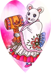 Clip art クリップアート Animal 動物 Mouse ねずみ 20