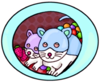 Clip art クリップアート Animal 動物 Mouse ねずみ 5