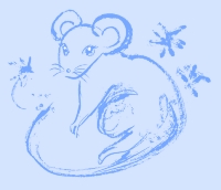 Clip art クリップアート Animal 動物 Mouse ねずみ 50