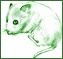 Clip art クリップアート Animal 動物 Mouse ねずみ 68