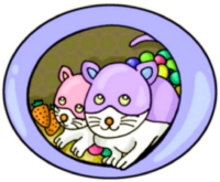 Clip art クリップアート Animal 動物 Mouse ねずみ 7