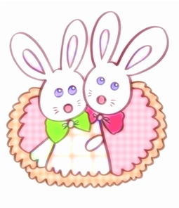 Clip art クリップアート Animal 動物 Rabbit うさぎ 102