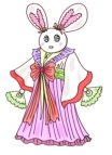 Clip art クリップアート Animal 動物 Rabbit うさぎ 28