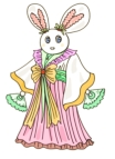 Clip art クリップアート Animal 動物 Rabbit うさぎ 31