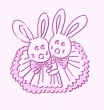 Clip art クリップアート Animal 動物 Rabbit うさぎ 45