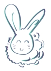 Clip art クリップアート Animal 動物 Rabbit うさぎ 57