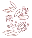 Clip art クリップアート Animal 動物 Rabbit うさぎ 63