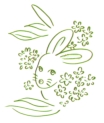 Clip art クリップアート Animal 動物 Rabbit うさぎ 65