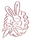 Clip art クリップアート Animal 動物 Rabbit うさぎ 66