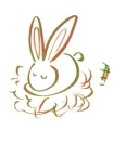 Clip art クリップアート Animal 動物 Rabbit うさぎ 71