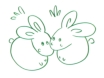 Clip art クリップアート Animal 動物 Rabbit うさぎ 78