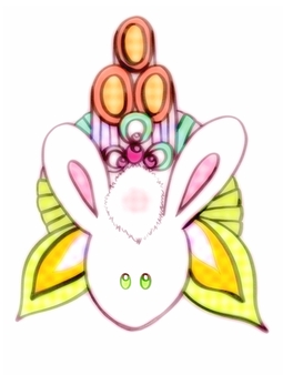 Clip art クリップアート Animal 動物 Rabbit うさぎ 98