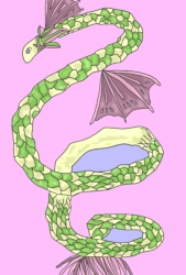 Clip art クリップアート Dragon ドラゴン 124
