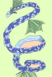 Clip art クリップアート Dragon ドラゴン 125