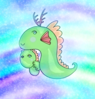 Clip art クリップアート Dragon ドラゴン 14