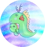 Clip art クリップアート Dragon ドラゴン 2