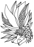 Clip art クリップアート Dragon ドラゴン 72