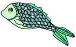 Everyday 日常 Fish Aquarium 魚･水族 Clip art クリップアート 1