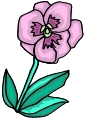 Everyday 日常 Flower 花･植物 Clip art クリップアート 71