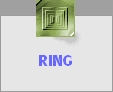 Illusion Link button Ring 16