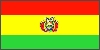 Nationalflagge Bolivien Bolivia