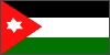 Nationalflagge Jordanien Jordan