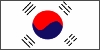 العلم الوطني كوريا Korea