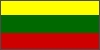 Drapeau national Lituanie Lithuania
