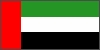 Nationalflagge Vereinigte Arabische Emirate United Arab Emirat