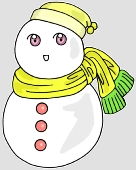 Everyday 日常 Winter 冬 Clip art クリップアート 12