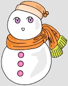 Everyday 日常 Winter 冬 Clip art クリップアート 6