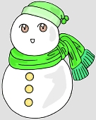 Everyday 日常 Winter 冬 Clip art クリップアート 7