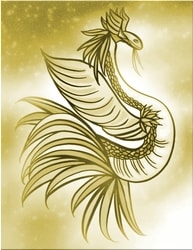 Dragon ドラゴン Green yellow 緑色黄色 31
